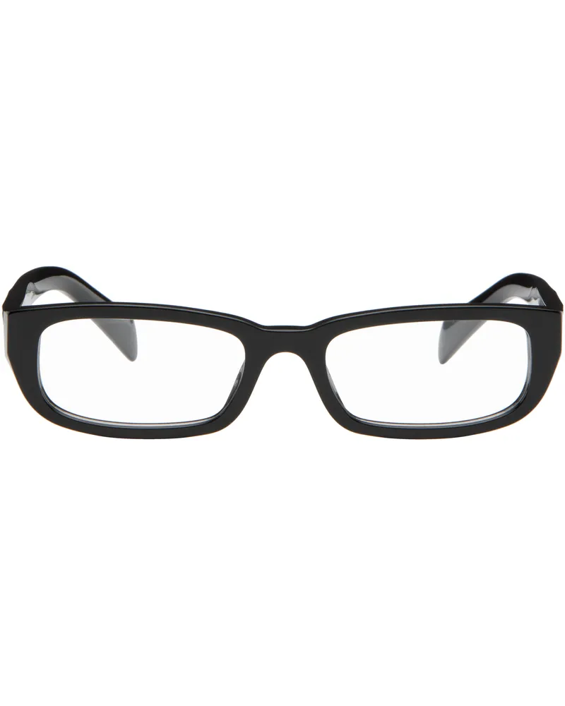 Prada Black Rectangle Glasses 16k1o1