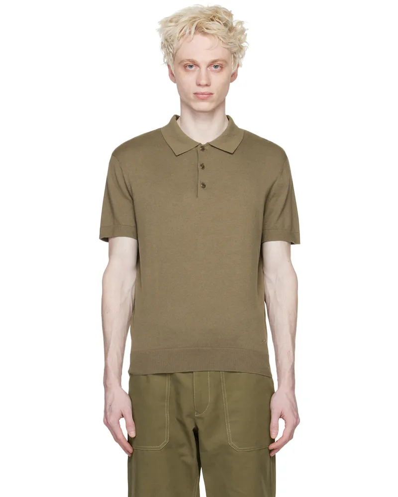 A.P.C. Kaki New Grégoire Polo Jaa