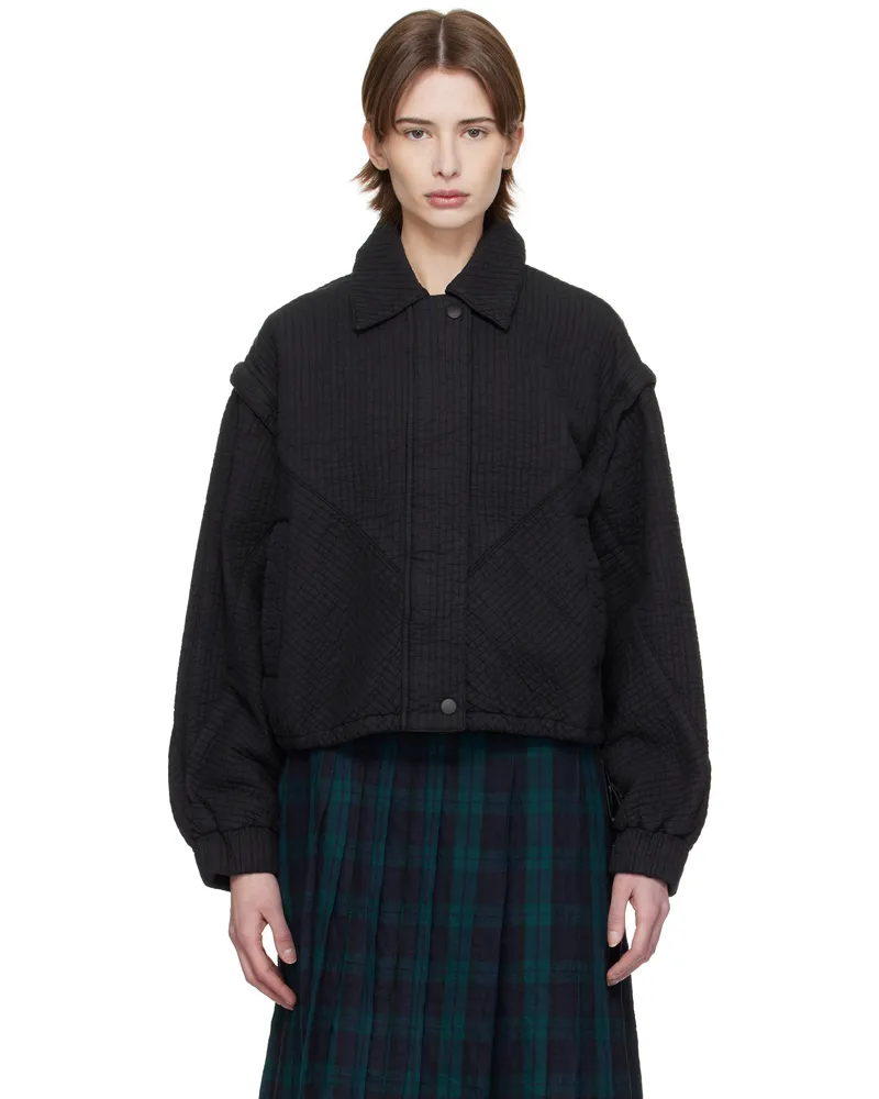 YMC Black Heath Bomber Jacket 01-black
