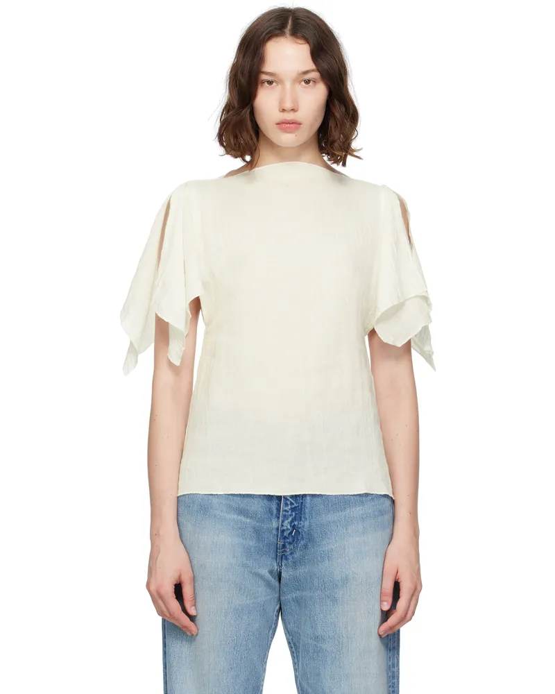 Baserange Off-White Folio Top Undyed