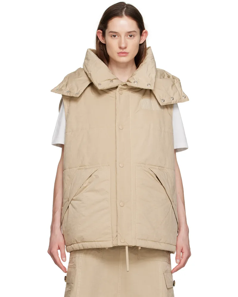 Marc Jacobs Beige Oversized Puffer Vest 260