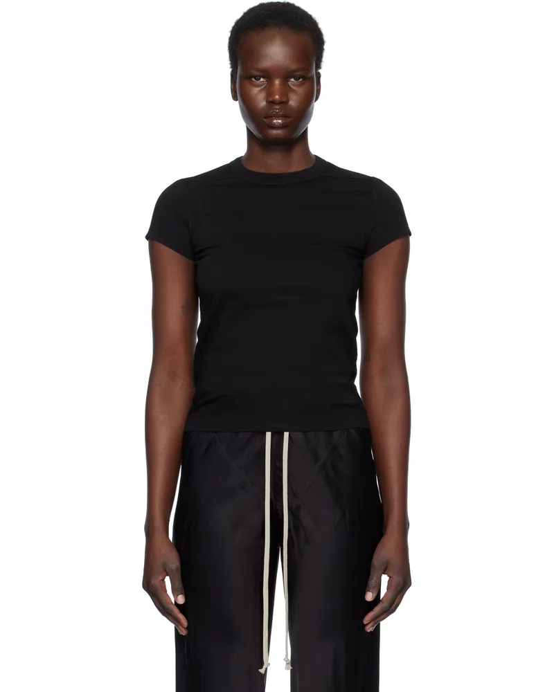 Rick Owens Black Hollywood Cropped Level T-shirt 09