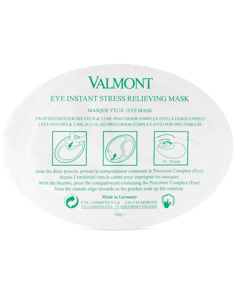 Valmont Instant Stress Relieving Eye Mask, 5 x 3.3 mL N