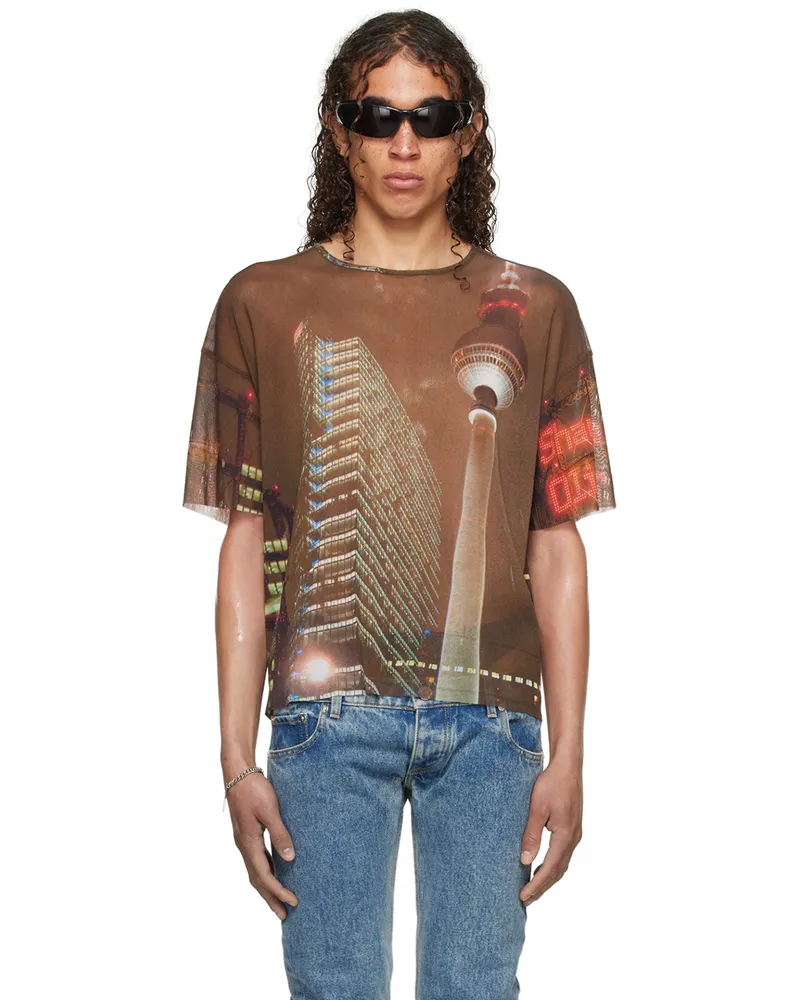 Jean Paul Gaultier Brown Shayne Oliver Edition T-Shirt 60405030-brown