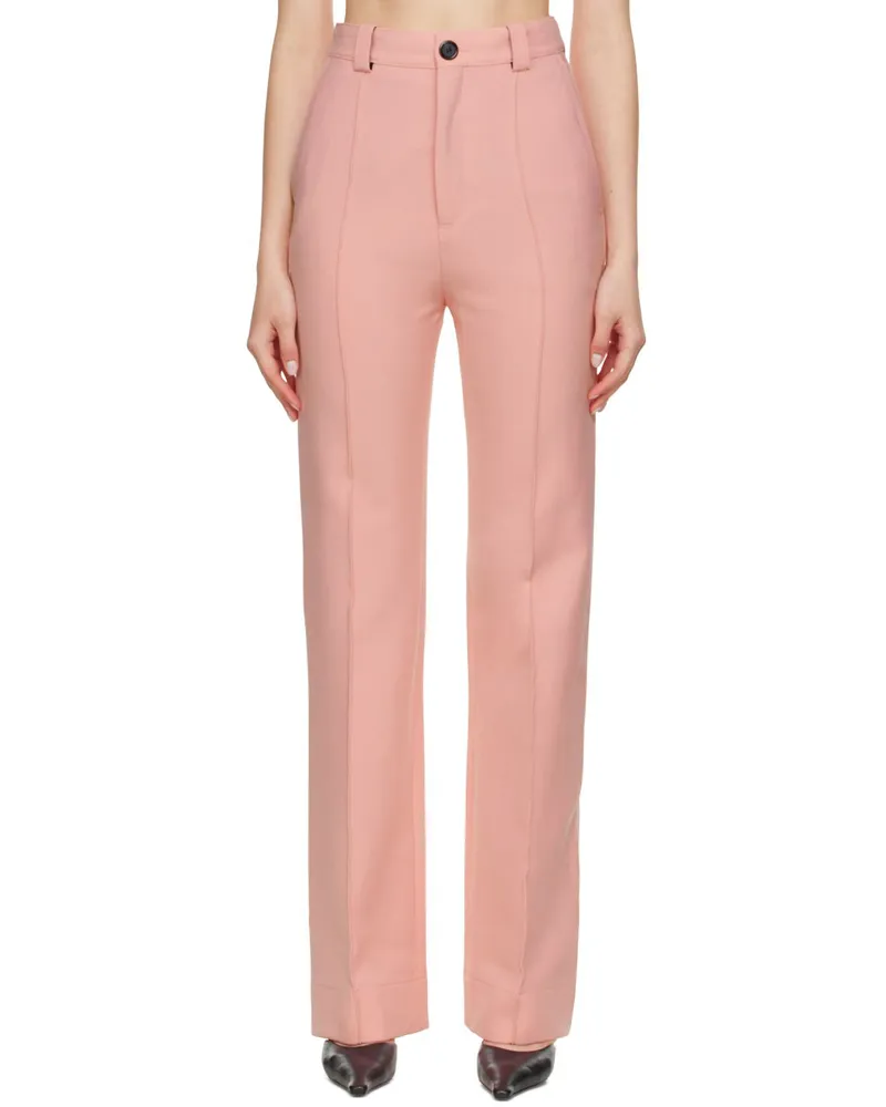 KWAIDAN EDITIONS Pink Polyester Trousers Pink