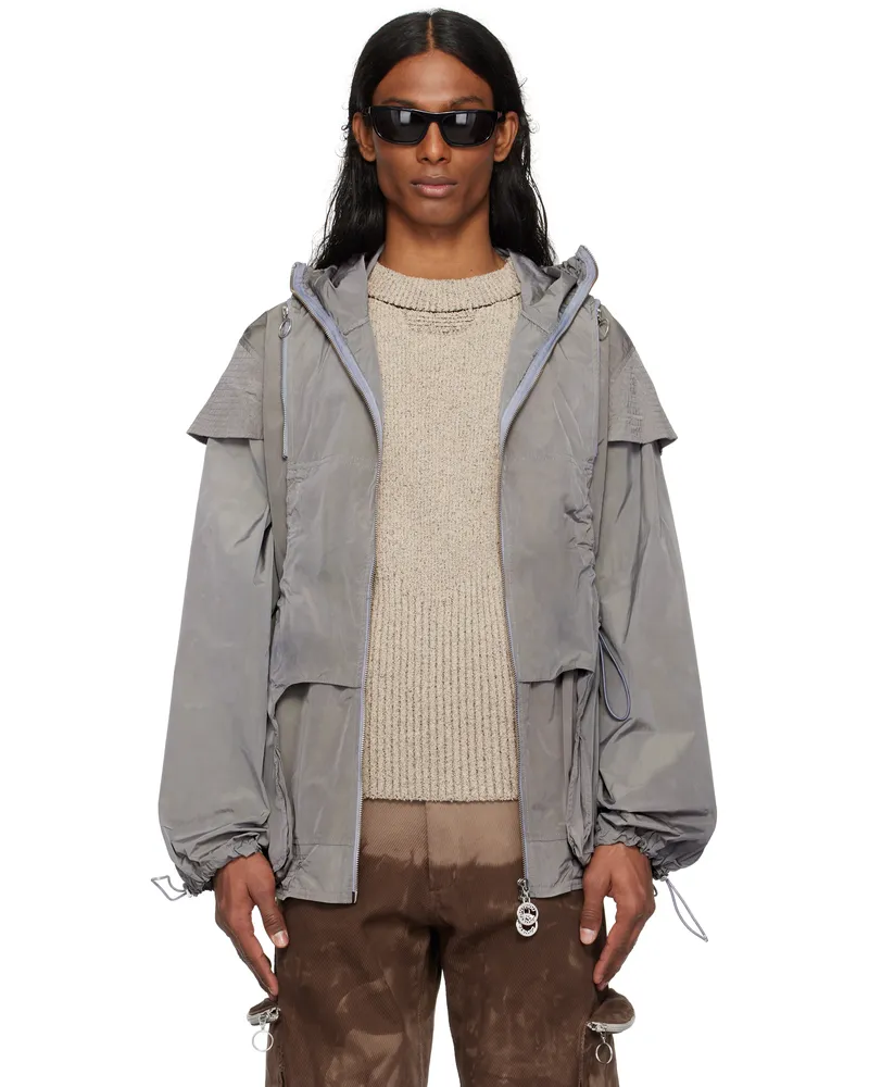 Charlie Constantinou SSENSE Exclusive Gray Technical 2.0 Jacket Graphite