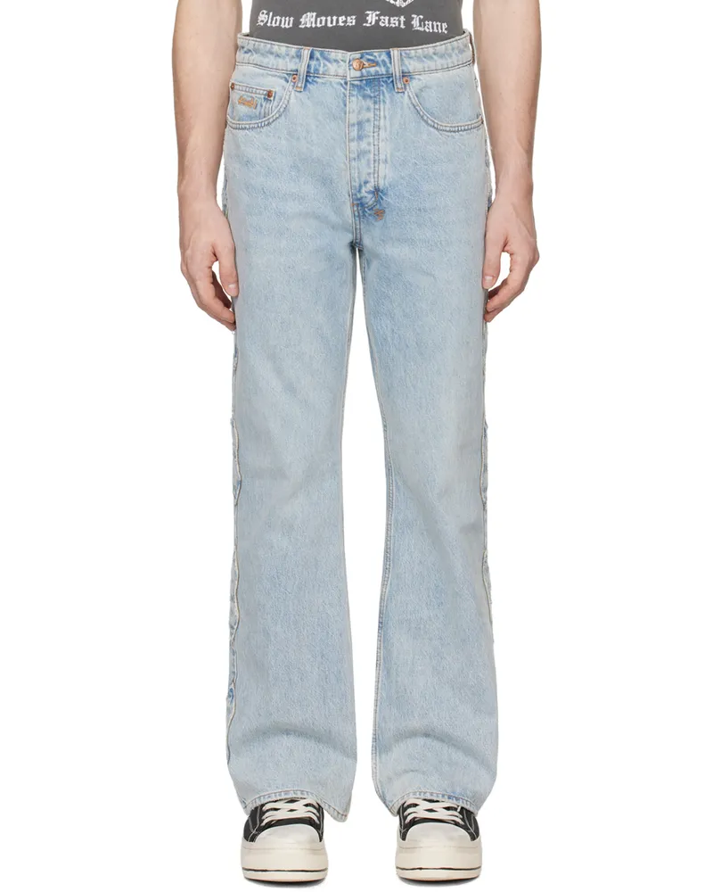 ksubi Blue Bronko Paragon Kraft Jeans Denim