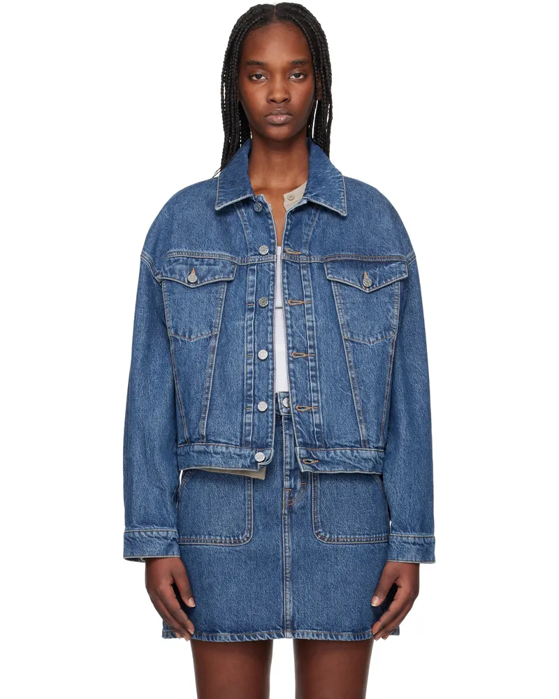 Filippa K Blue Relaxed Jean Denim Jacket 0056