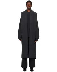 Lauren Manoogian Black Long Shawl Cardigan Iink