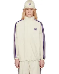 NEEDLES Off-White DC Shoes Edition Track Jacket A-ivory