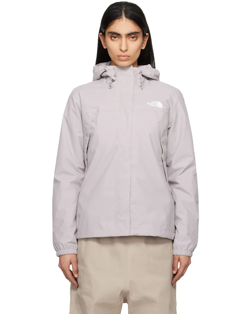 The North Face Taupe Antora Rain Jacket 1oa
