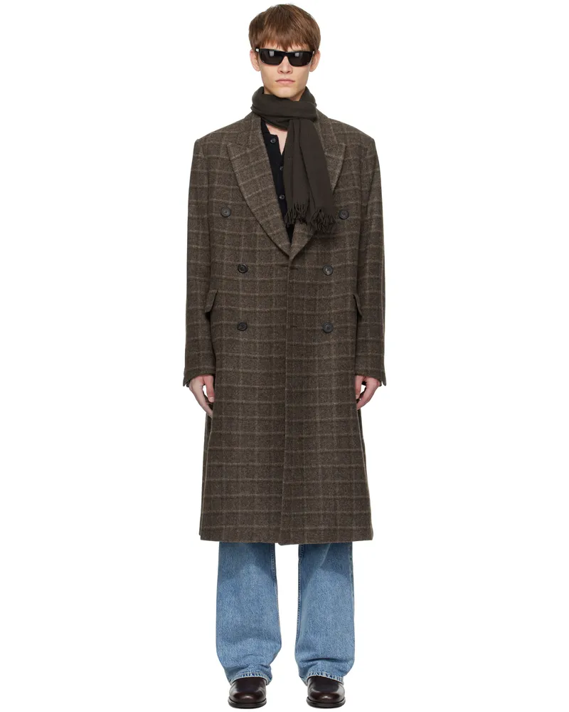 Our Legacy Brown Whale Coat Dorf