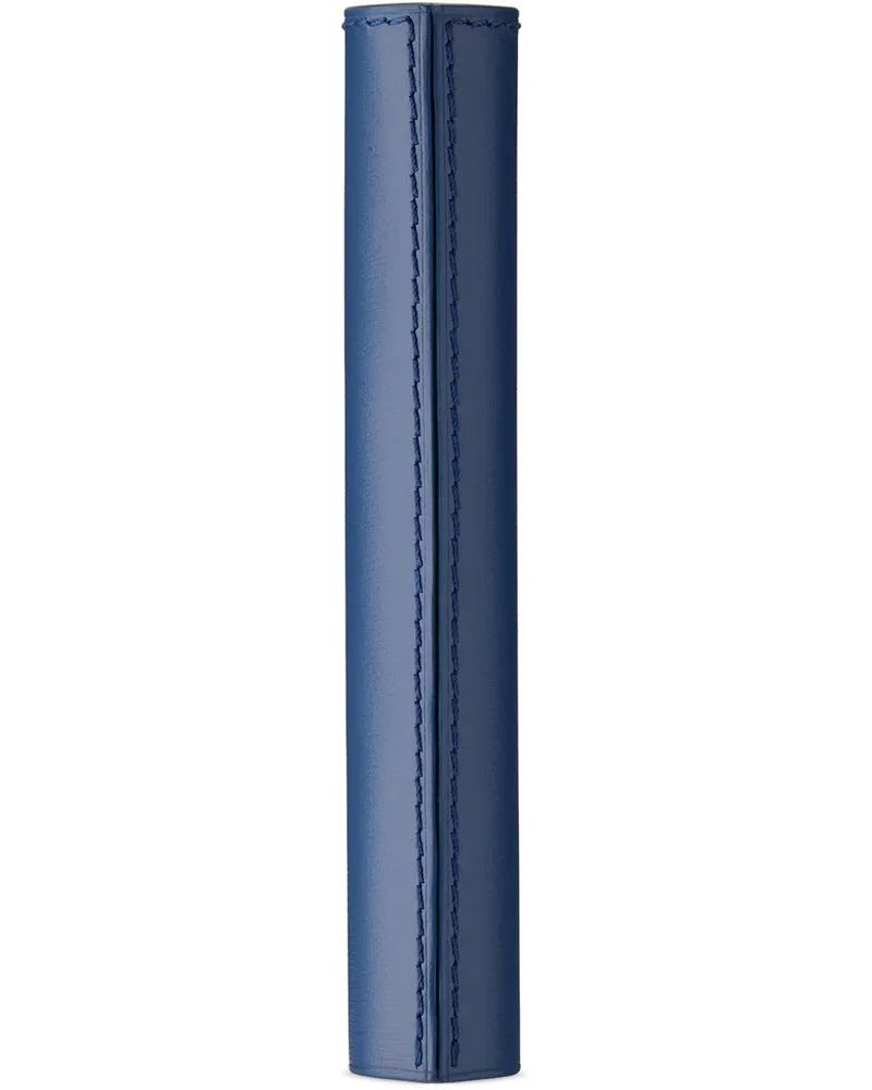 La Bouche Rouge Refillable Leather Mascara Case – Navy Na
