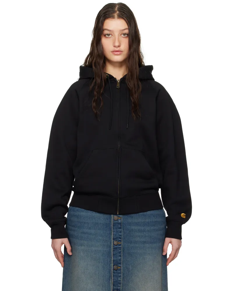 Carhartt WIP Black Chase Hoodie Black