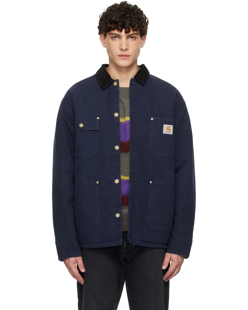 Carhartt WIP Blue Winter OG Chore Jacket 2ib3k