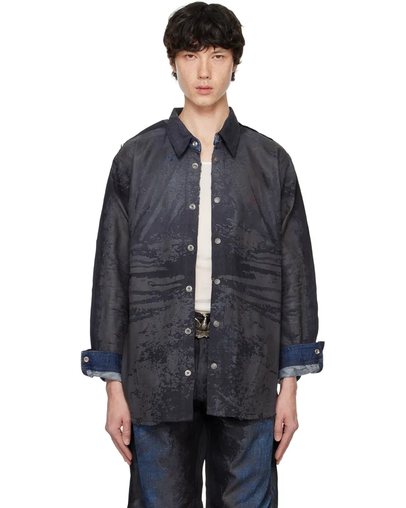 Diesel Gray D-Simply-S4 Shirt 1