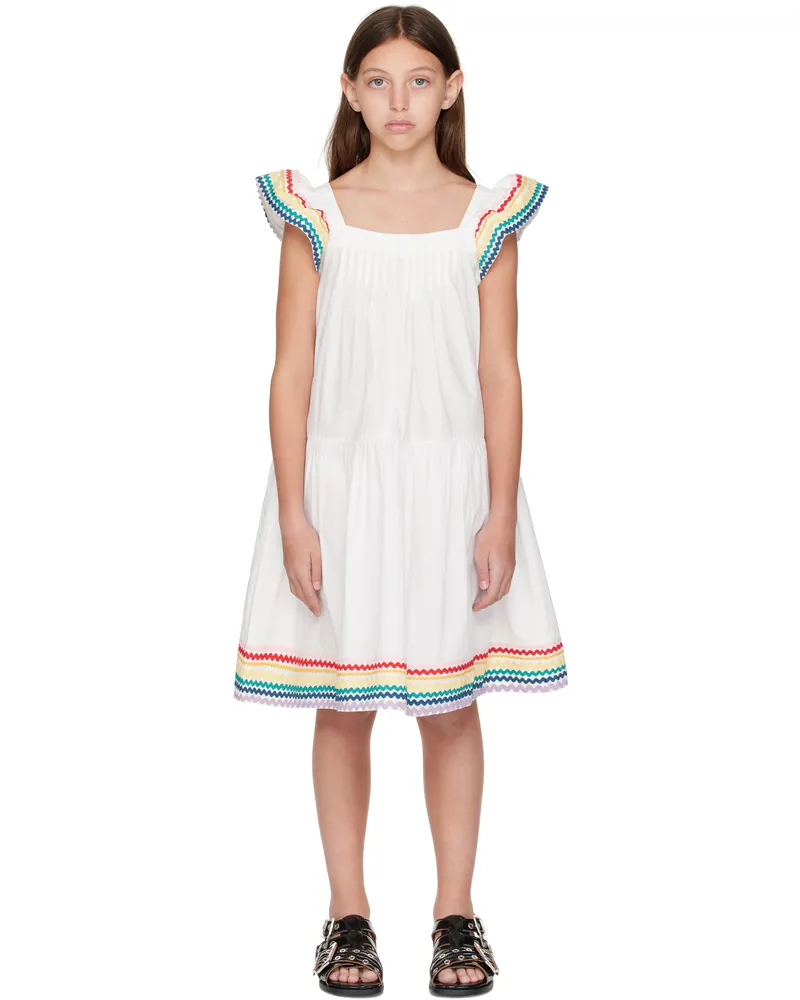 Sea Kids White Ria Dress Multi