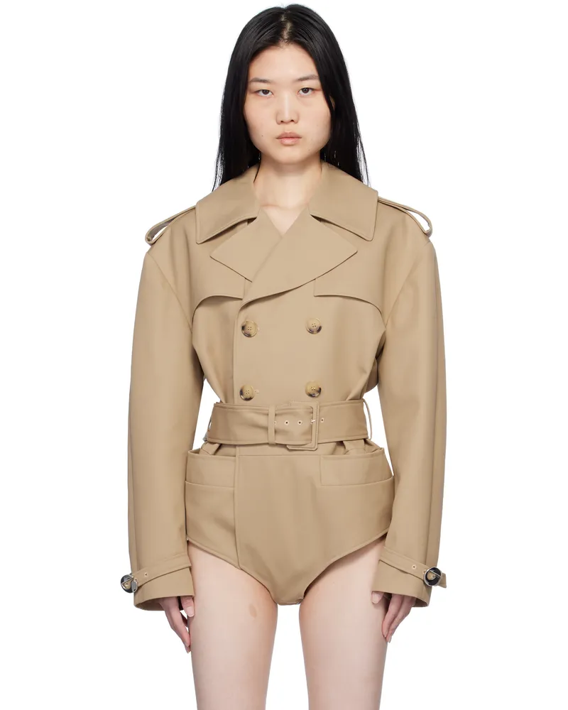 COPERNI Beige Body Trench Coat Beige