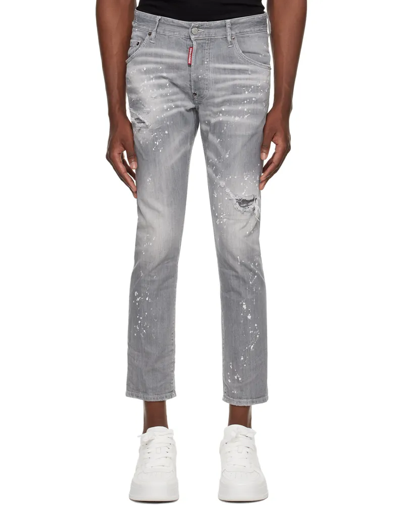 Dsquared2 Gray Skater Jeans 852