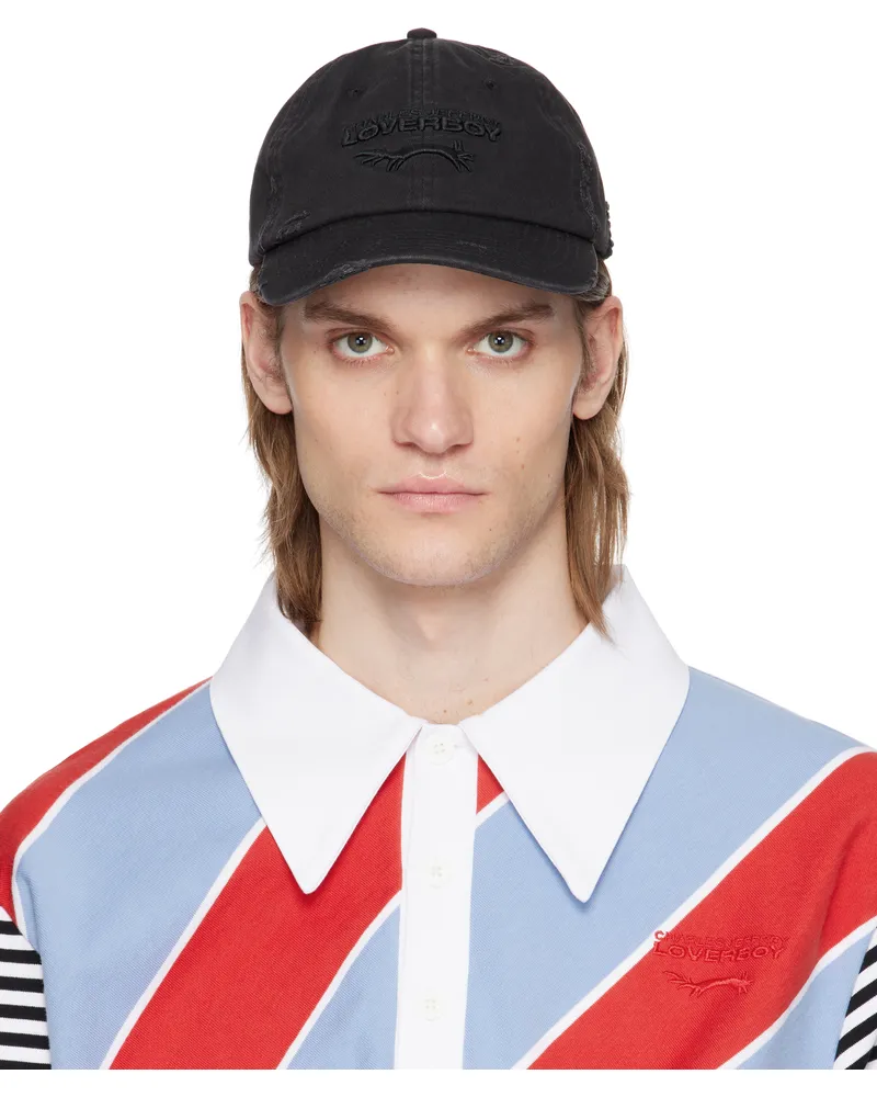 Charles Jeffrey Loverboy Black Logo Cap Black