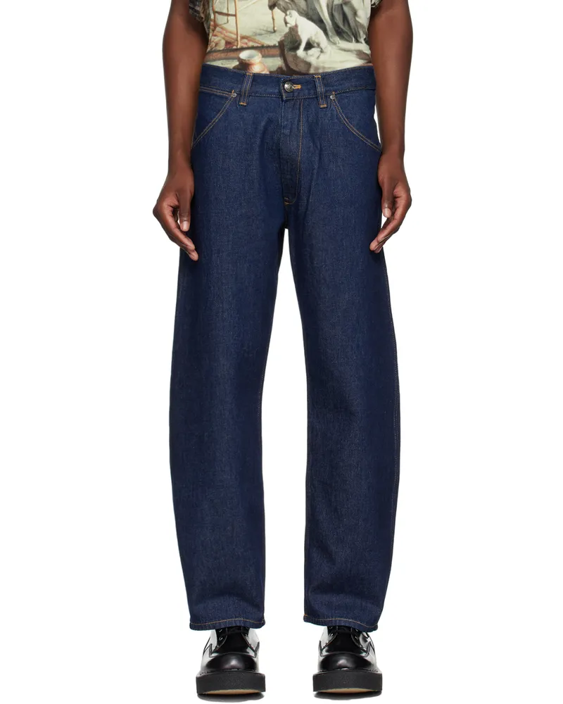 Vivienne Westwood Indigo Ranch Jeans Aw24-snkn