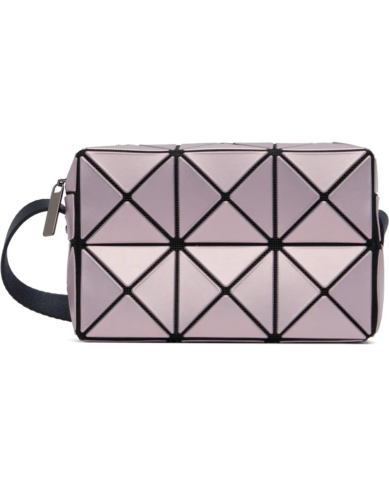 Issey Miyake Pink Cuboid Metallic Bag 21-lt.pink