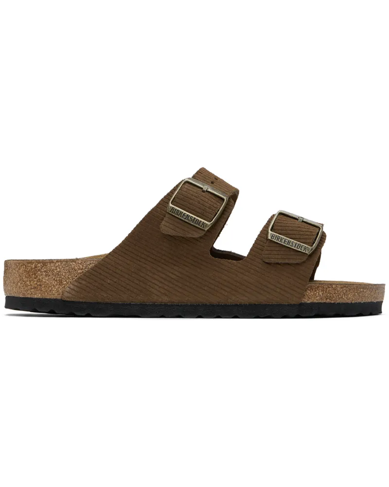 Birkenstock Brown Regular Arizona Sandals Dark