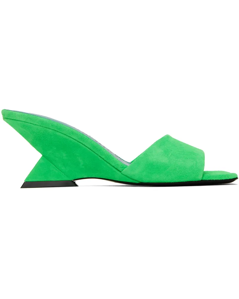 ATTICO Green Cheope Mules 163