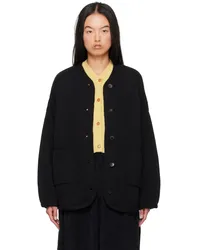 CORDERA Black Cotton Cardigan Black