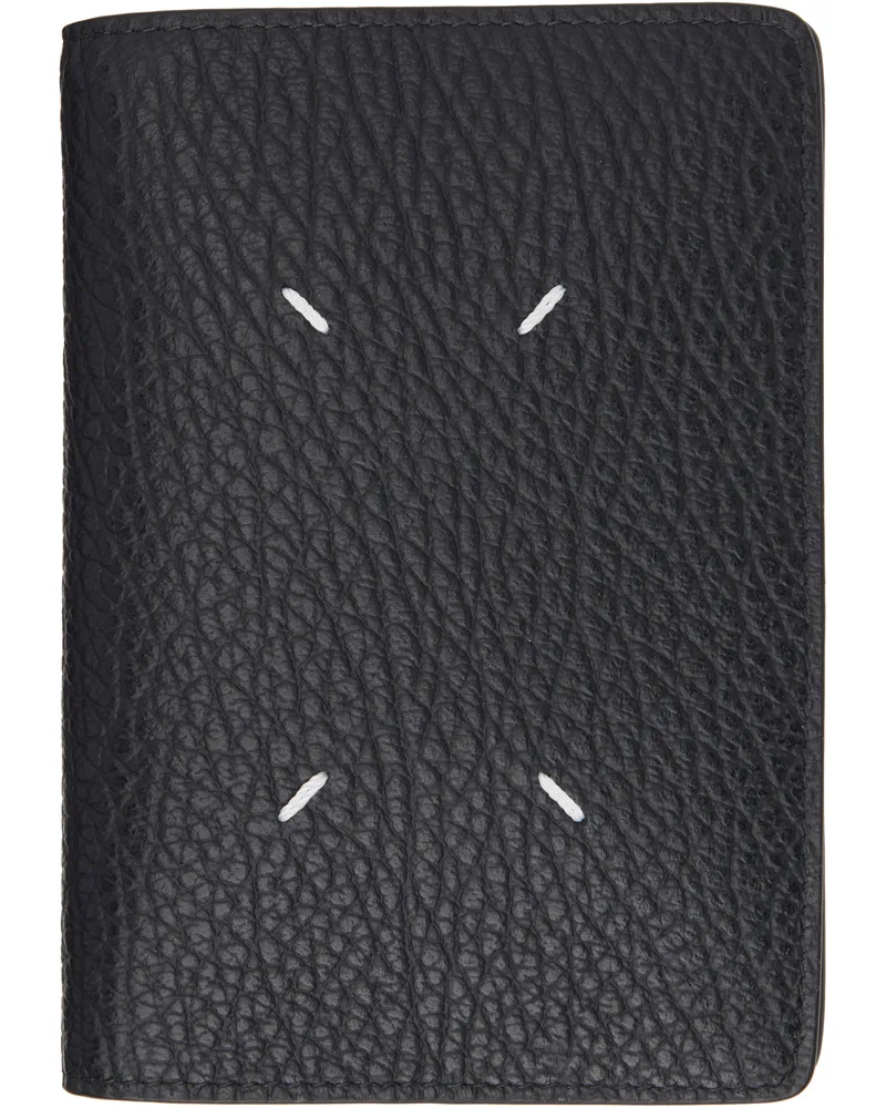 Maison Margiela Black Calfskin Passport Holder T8013