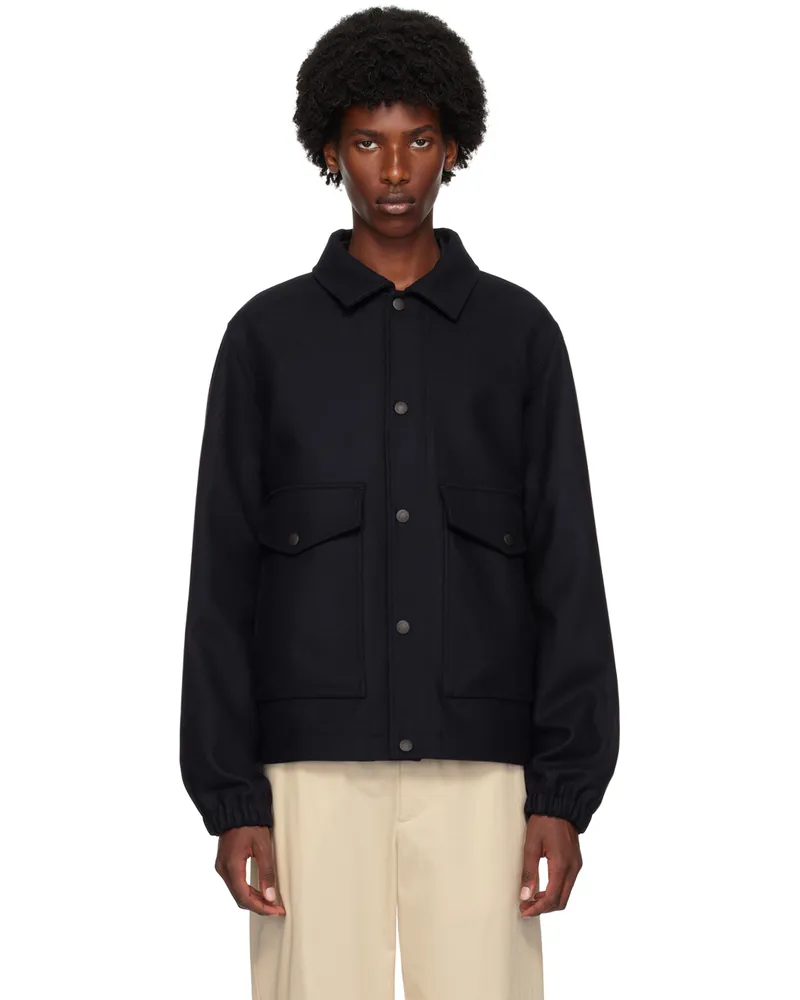 Moncler Navy Fredarola Shirt Jacket 786