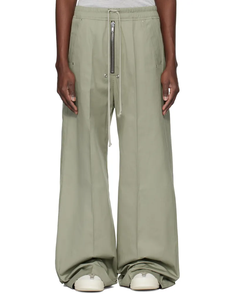 Rick Owens Green Hollywood Wide Bela Trousers 15