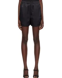 Ludovic de Saint Sernin Black Elasticized Waistband Shorts Black