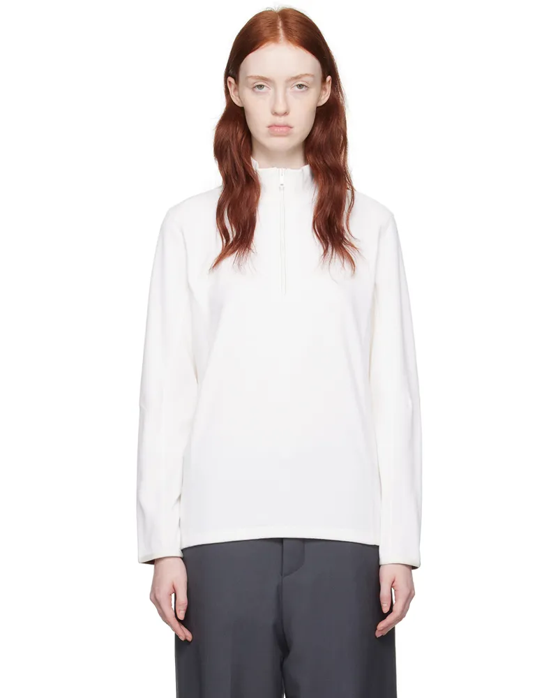 Ermenegildo Zegna White Cashco Sweater N01