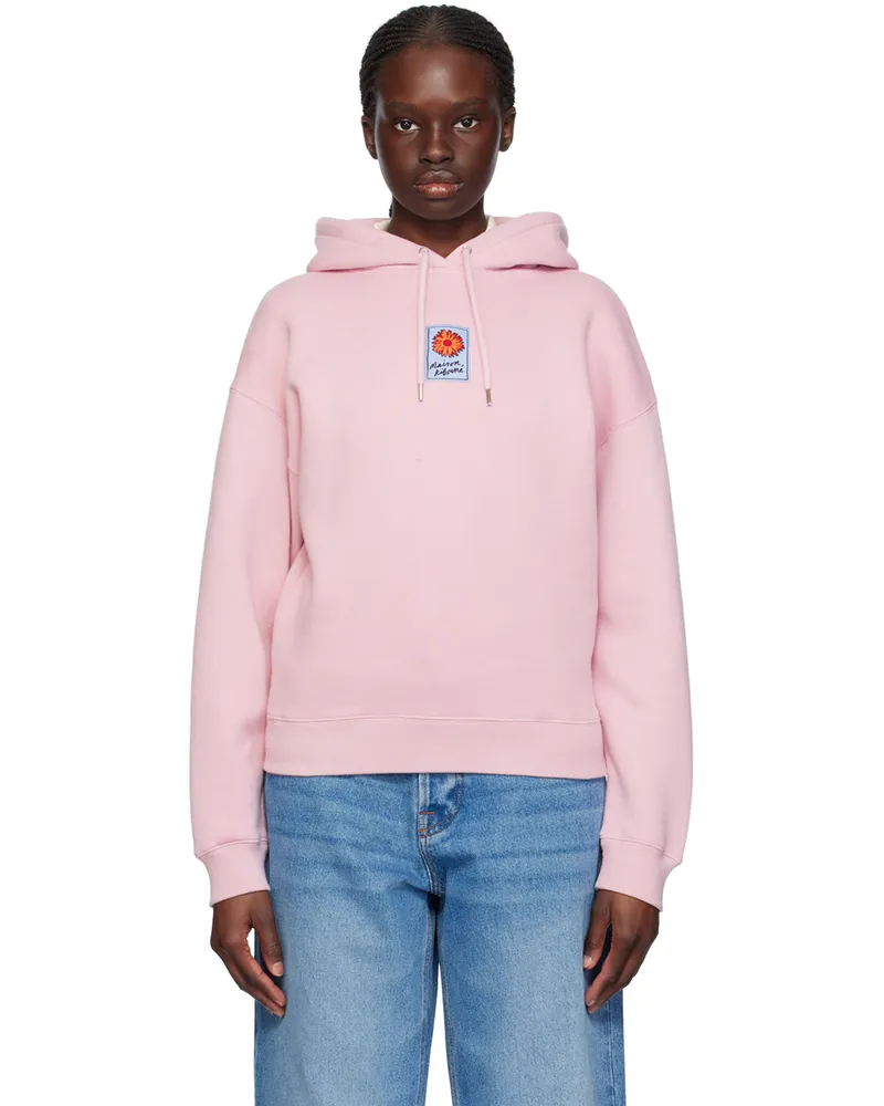 Kitsuné Pink Floating Flower Hoodie P623