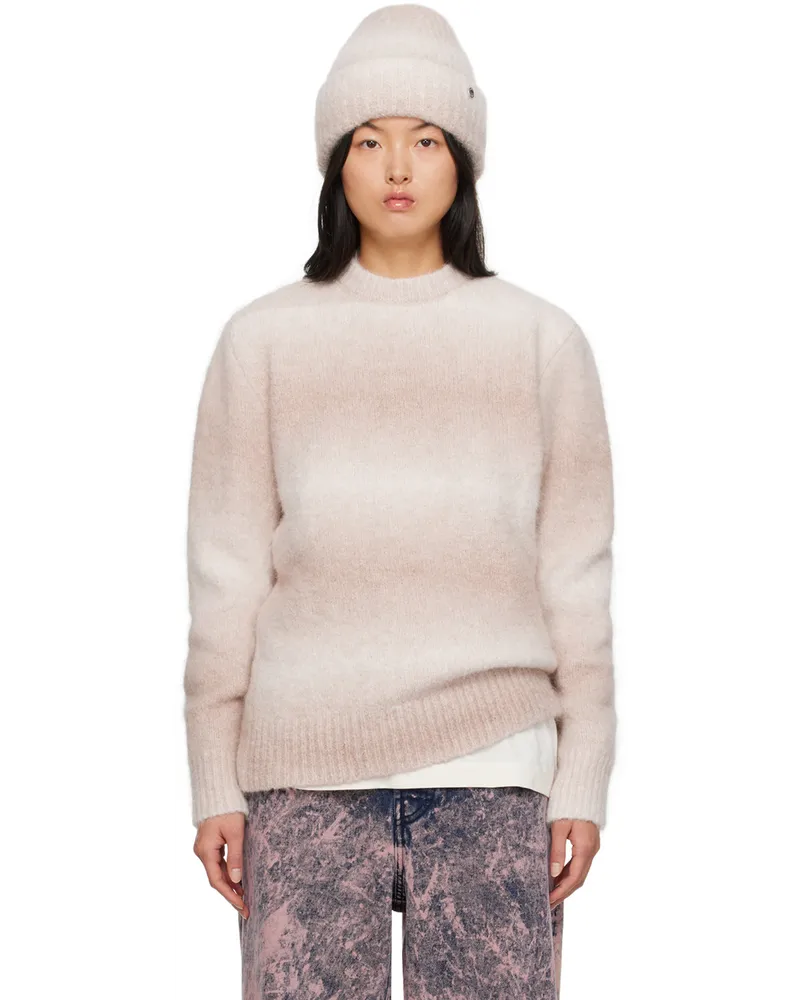 Études Studio White & Beige Moondog Sweater White