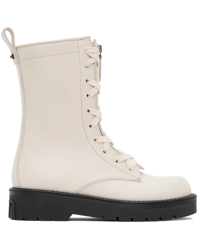 Valentino Garavani Off-White Xcombat Boots I16