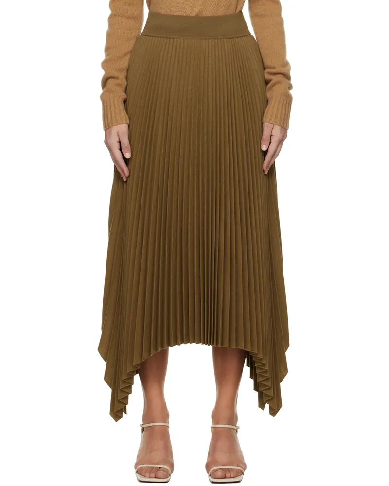 Joseph Khaki Ade Midi Skirt 0440