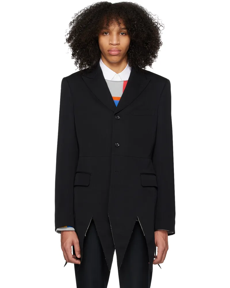 Comme des Garçons Black Serrated Blazer 1