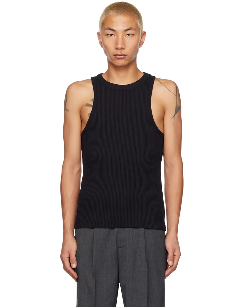 Han Kjøbenhavn Black Racer Tank Top Black