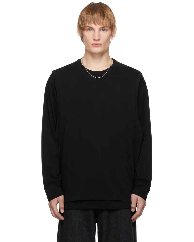 Youth Black Layered T-shirt Black