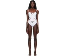 SSENSE Exclusive White Chilla Petal Swimsuit