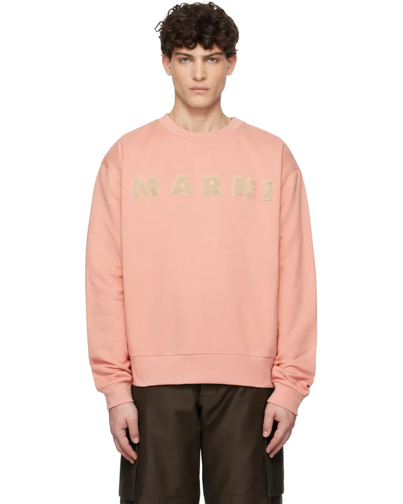 Marni Pink Organic Cotton Sweatshirt 00c29