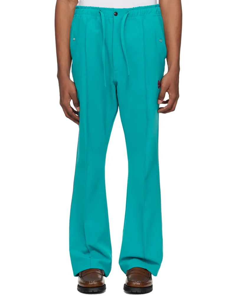 NEEDLES Blue Piping Cowboy Trousers B-turquoise