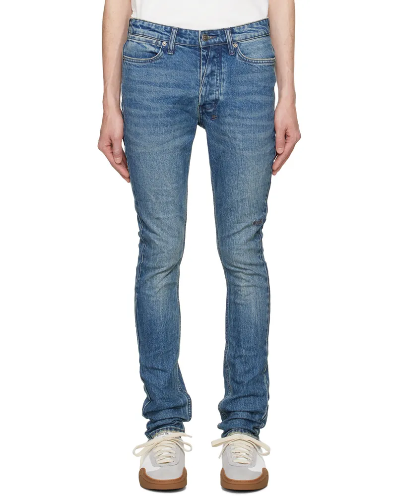 ksubi Blue Van Winkle Mids Jeans Denim