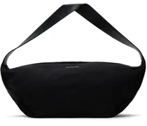 Black Tech Nylon Shell Bag