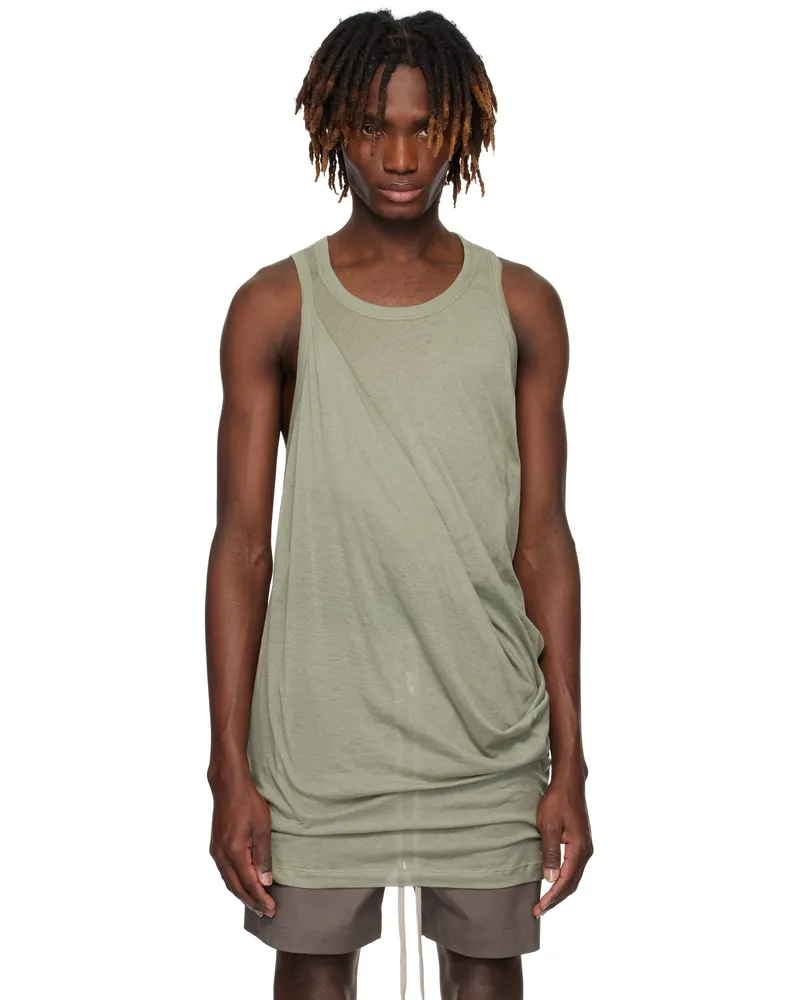 Rick Owens Green Hollywood Anthem Tank Top 15