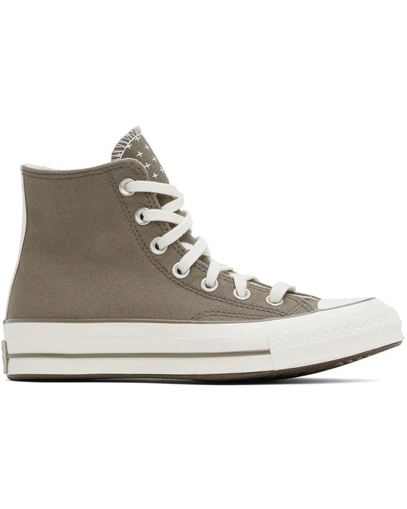 Converse Taupe Chuck 70 Worn-In High Top Sneakers Taupe