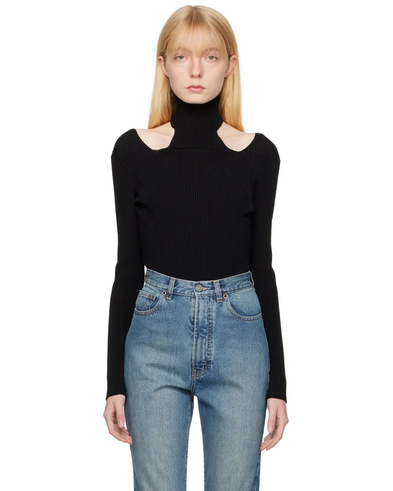 Alaïa Black Cutout Bodysuit 995