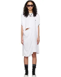 Vivienne Westwood White Dolly Midi Dress Awhite